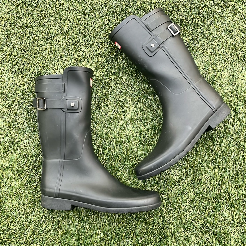 Black Hunter Rain Boots Womens size 9 40